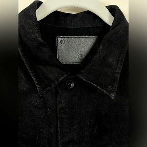 Gently worn Taylor Stitch black Selvedge denim jacket. Size 40/MD.